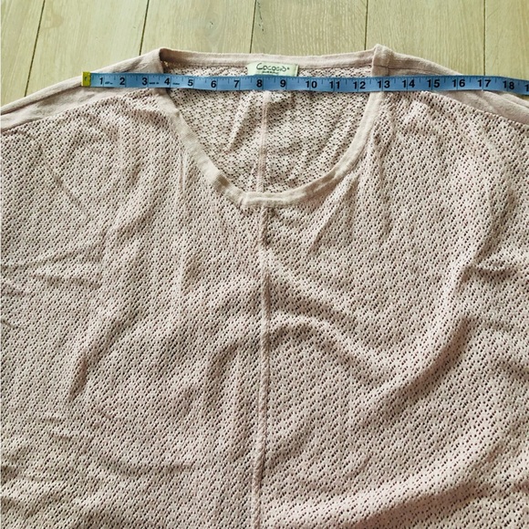 Cocogio Made in Italy Lace Summer Top in Soft Pink - Picture 2 of 9